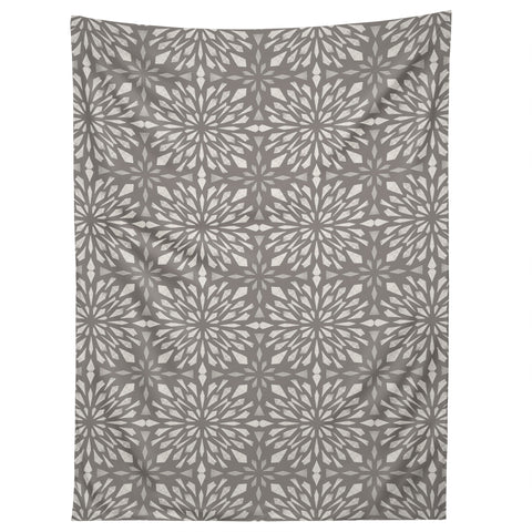 Pimlada Phuapradit Geo star tiles 2 Grey Tapestry