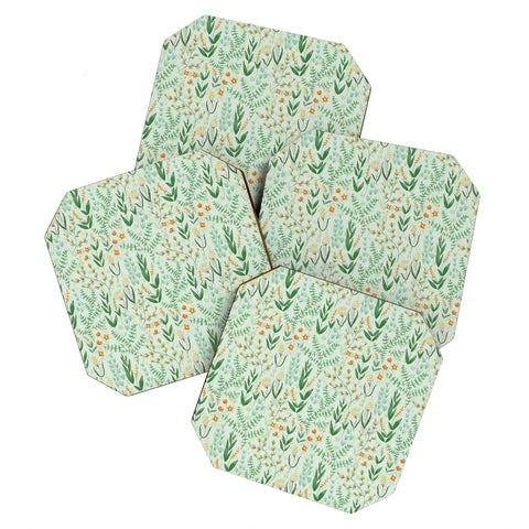 Pimlada Phuapradit Green garden 02 Coaster Set