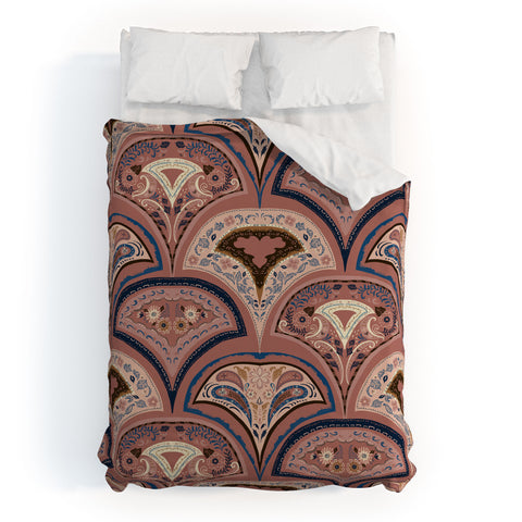 Pimlada Phuapradit Half drop shell shapes Duvet Cover