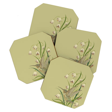 Pimlada Phuapradit Hummingbird 03 Coaster Set