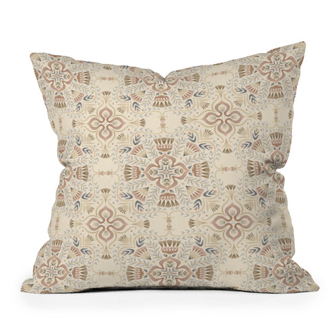 Pimlada Phuapradit Kaasni beige Outdoor Throw Pillow
