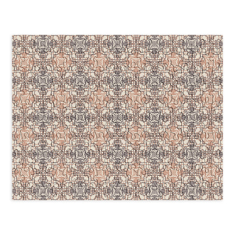 Pimlada Phuapradit Lace Tiles Beige and Brown Puzzle
