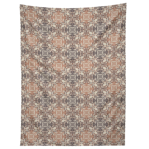 Pimlada Phuapradit Lace Tiles Beige and Brown Tapestry