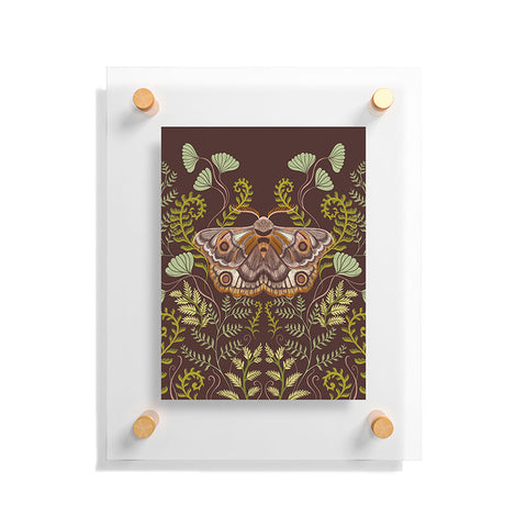 Pimlada Phuapradit Moth and fern Floating Acrylic Print
