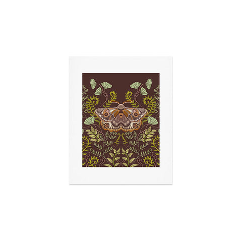 Pimlada Phuapradit Moth and fern Art Print