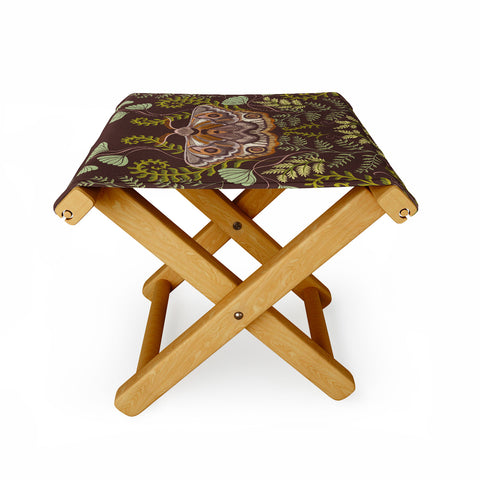 Pimlada Phuapradit Moth and fern Folding Stool
