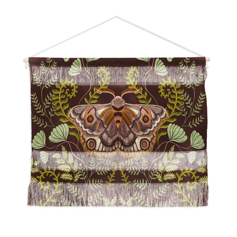 Pimlada Phuapradit Moth and fern Wall Hanging Landscape