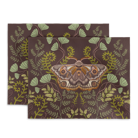 Pimlada Phuapradit Moth and fern Placemat