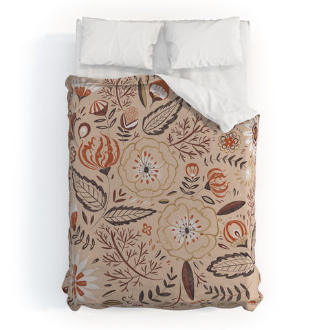 Pimlada Phuapradit Mystic Floral 2 Duvet Cover