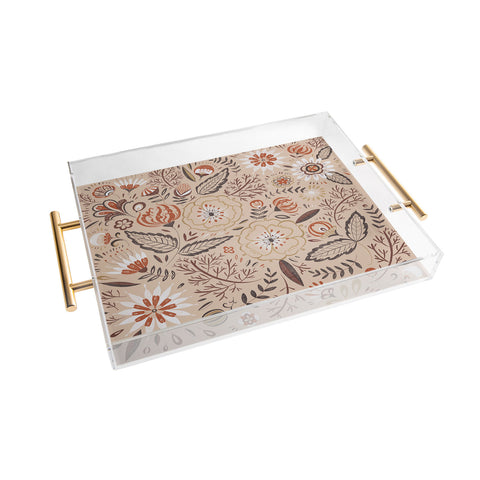 Pimlada Phuapradit Mystic Floral 2 Acrylic Tray