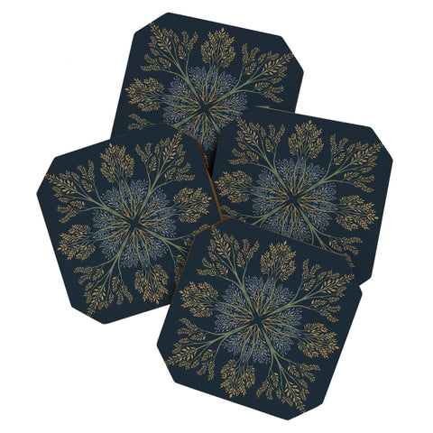 Pimlada Phuapradit Nocturne tree Coaster Set