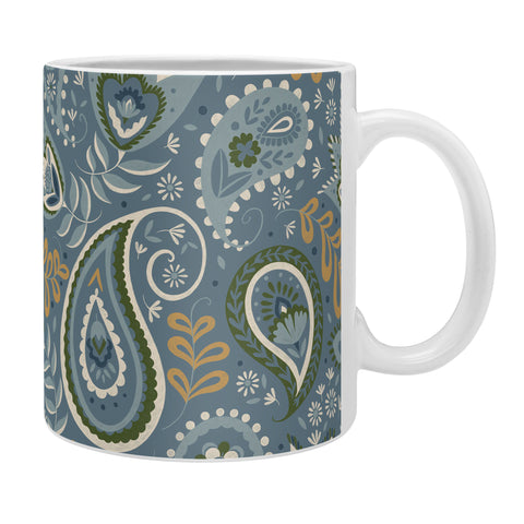 Pimlada Phuapradit Paisley Floral 2492 Coffee Mug