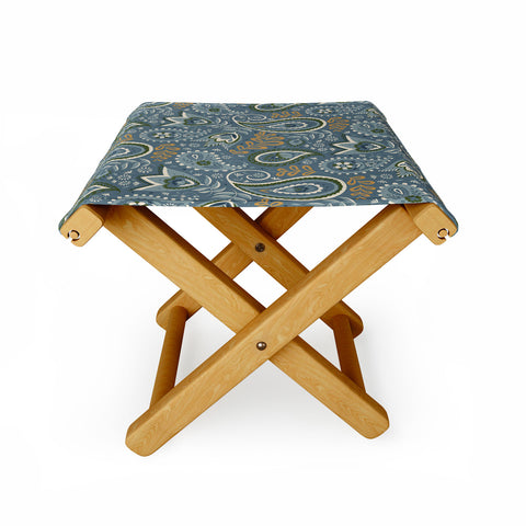 Pimlada Phuapradit Paisley Floral 2492 Folding Stool