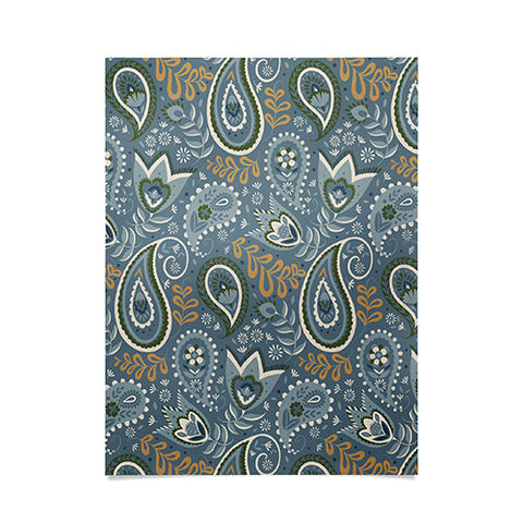 Pimlada Phuapradit Paisley Floral 2492 Poster