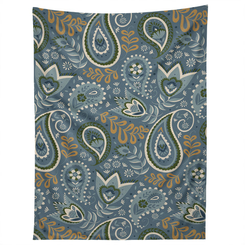 Pimlada Phuapradit Paisley Floral 2492 Tapestry