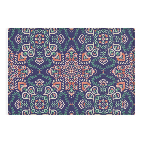 Pimlada Phuapradit Paisley tiles 02 Outdoor Rug