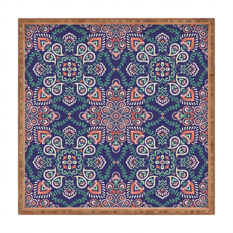 Pimlada Phuapradit Paisley tiles 02 Square Tray