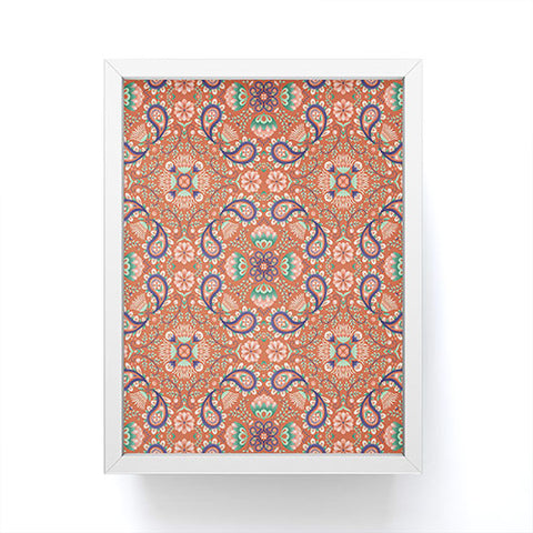 Pimlada Phuapradit Paisley Tiles 3 Framed Mini Art Print