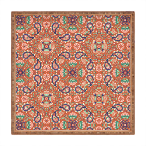 Pimlada Phuapradit Paisley Tiles 3 Square Tray