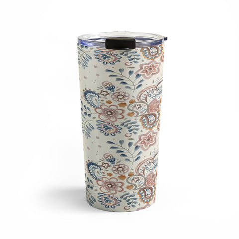 Pimlada Phuapradit Paisley with floral Travel Mug