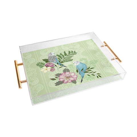Pimlada Phuapradit Parakeets Acrylic Tray