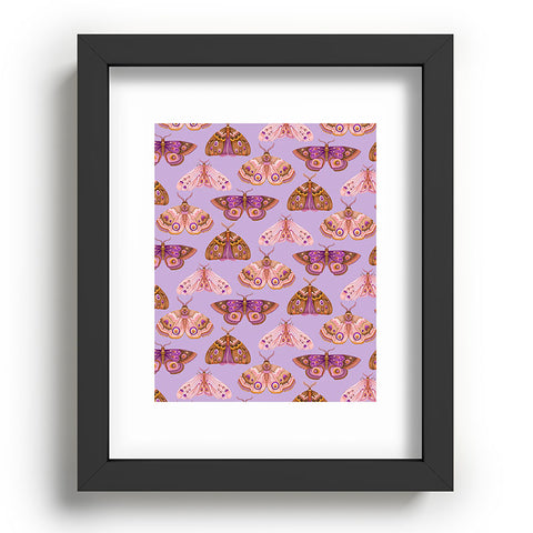 Pimlada Phuapradit Patterned Moths Recessed Framing Rectangle