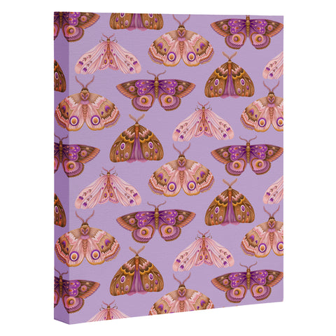 Pimlada Phuapradit Patterned Moths Art Canvas