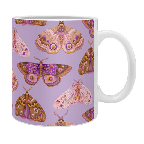 Pimlada Phuapradit Patterned Moths Coffee Mug