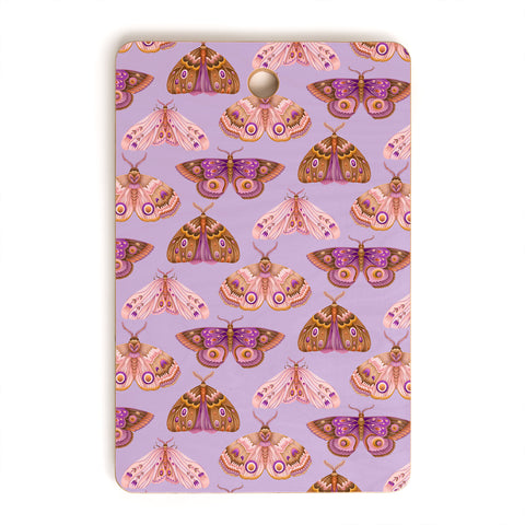 Pimlada Phuapradit Patterned Moths Cutting Board Rectangle