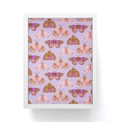 Pimlada Phuapradit Patterned Moths Framed Mini Art Print