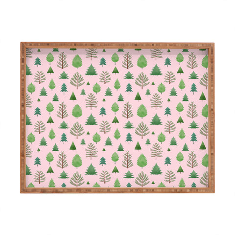 Pimlada Phuapradit Pine tree pattern Rectangular Tray