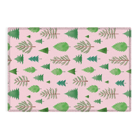 Pimlada Phuapradit Pine tree pattern Outdoor Rug