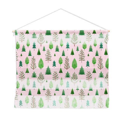 Pimlada Phuapradit Pine tree pattern Wall Hanging Landscape