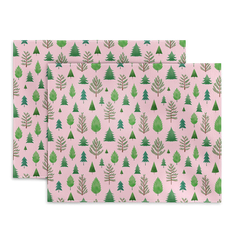Pimlada Phuapradit Pine tree pattern Placemat