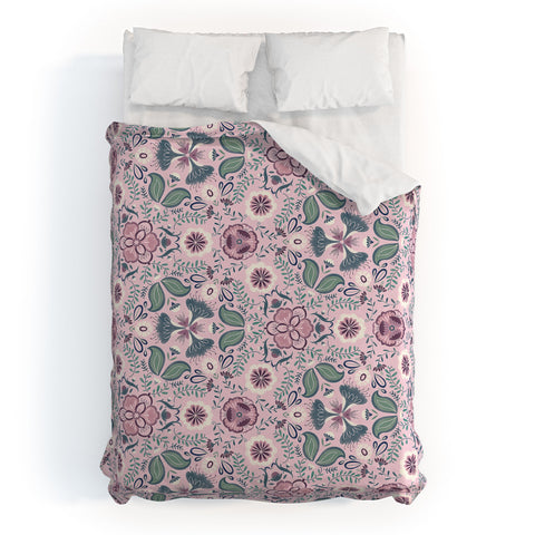 Pimlada Phuapradit Sangria garden Duvet Cover
