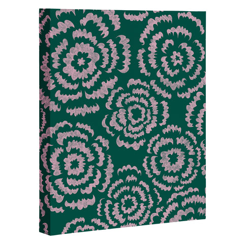 Pimlada Phuapradit Scalloped Flowers Art Canvas