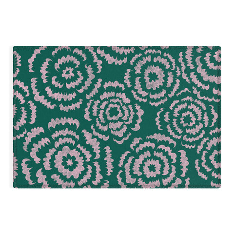 Pimlada Phuapradit Scalloped Flowers Outdoor Rug