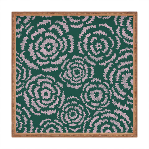 Pimlada Phuapradit Scalloped Flowers Square Tray