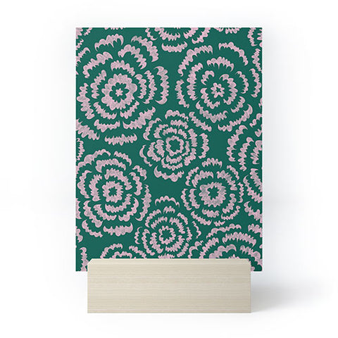 Pimlada Phuapradit Scalloped Flowers Mini Art Print