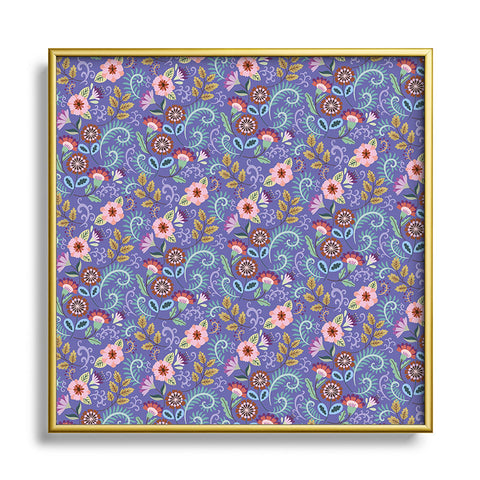 Pimlada Phuapradit Shyla Square Metal Framed Art Print