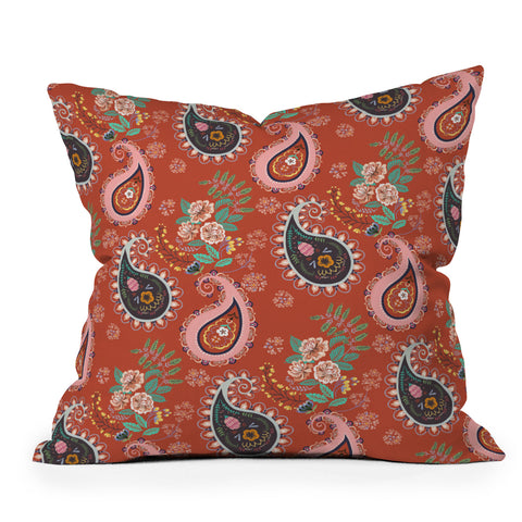 Pimlada Phuapradit Sienna Lace Outdoor Throw Pillow