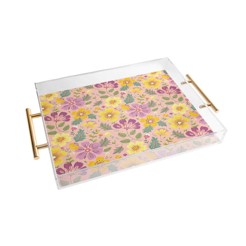 Pimlada Phuapradit Spring Violet Acrylic Tray