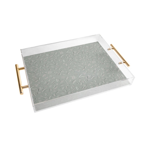 Pimlada Phuapradit Sprinkle gray Acrylic Tray