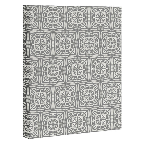 Pimlada Phuapradit Square lace Ivory grey Art Canvas