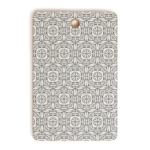 Pimlada Phuapradit Square lace Ivory grey Cutting Board Rectangle