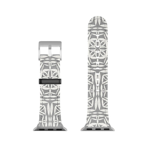 Pimlada Phuapradit Square lace Ivory grey Apple Watch Band