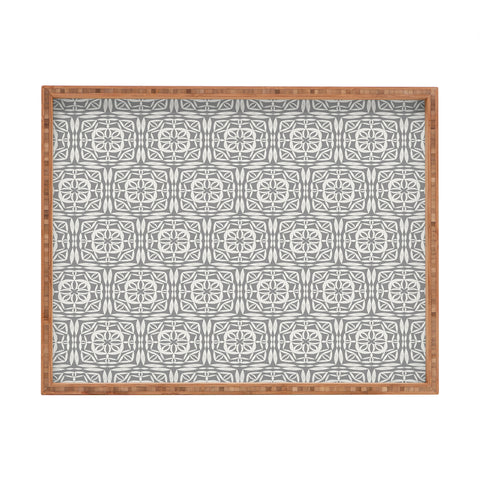 Pimlada Phuapradit Square lace Ivory grey Rectangular Tray