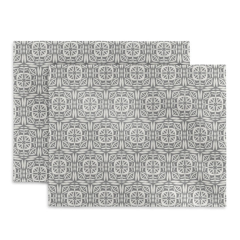 Pimlada Phuapradit Square lace Ivory grey Placemat