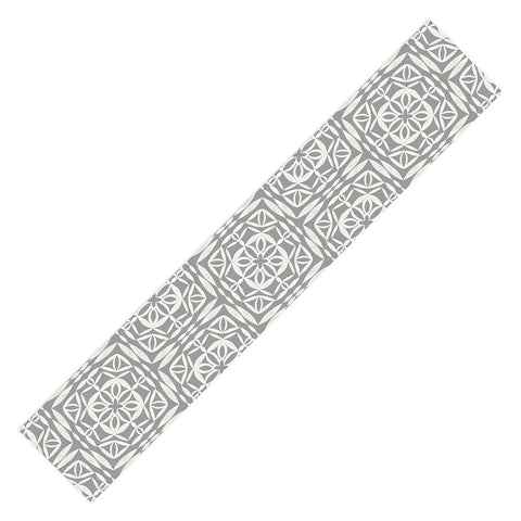 Pimlada Phuapradit Square lace Ivory grey Table Runner