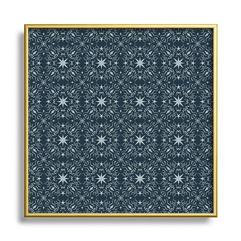 Pimlada Phuapradit Starry Tiles 2481 Square Metal Framed Art Print